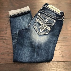 NWOT Rock Revival Lam Easy Capri 27 EP9435EC206